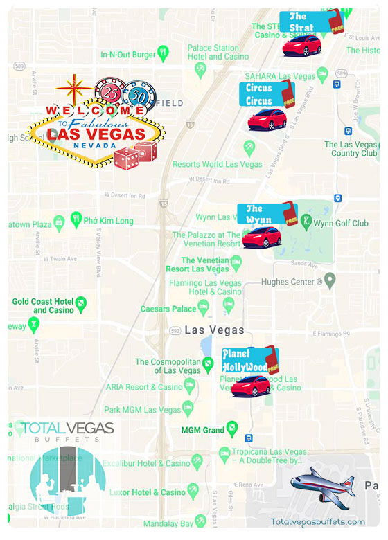 Las Vegas Strip And Downtown Free Parking Guide - Total Vegas Buffets